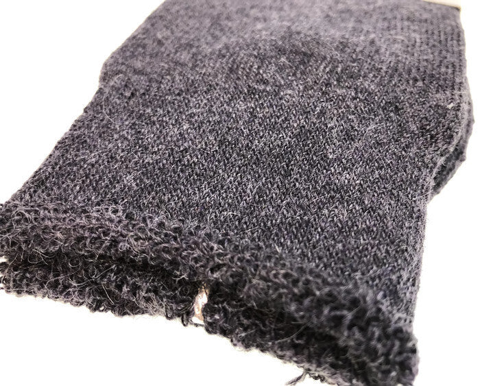 1 Pair Merino Wool Blend Work Socks Thermal Hiking Winter Warm Socks - Black - 7-11