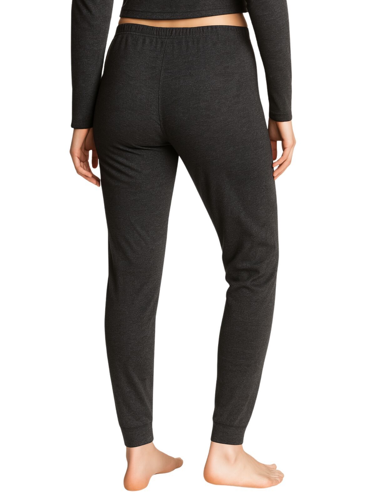 Womens Merino Wool Long Janes Thermal Underwear Layer Thermals Leggings Pants - Black - 18-20