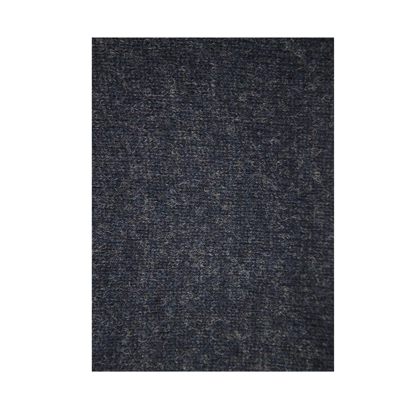 100% SHETLAND RAGG WOOL CREW Round Neck Knit JUMPER Pullover Mens Sweater Knitted - Navy - S