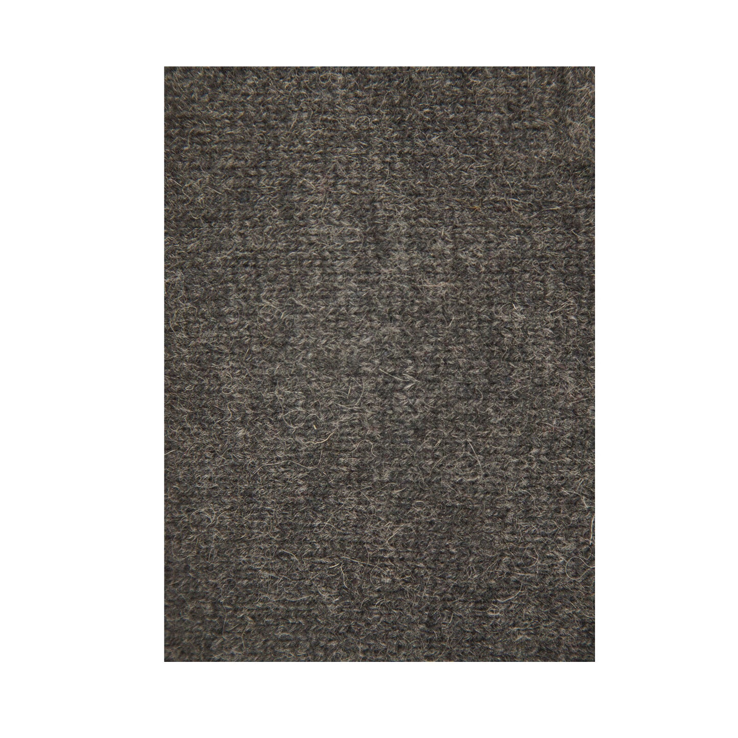 100% SHETLAND RAGG WOOL Half Zip Up Knit JUMPER Pullover Mens Sweater Knitted - Charcoal - M