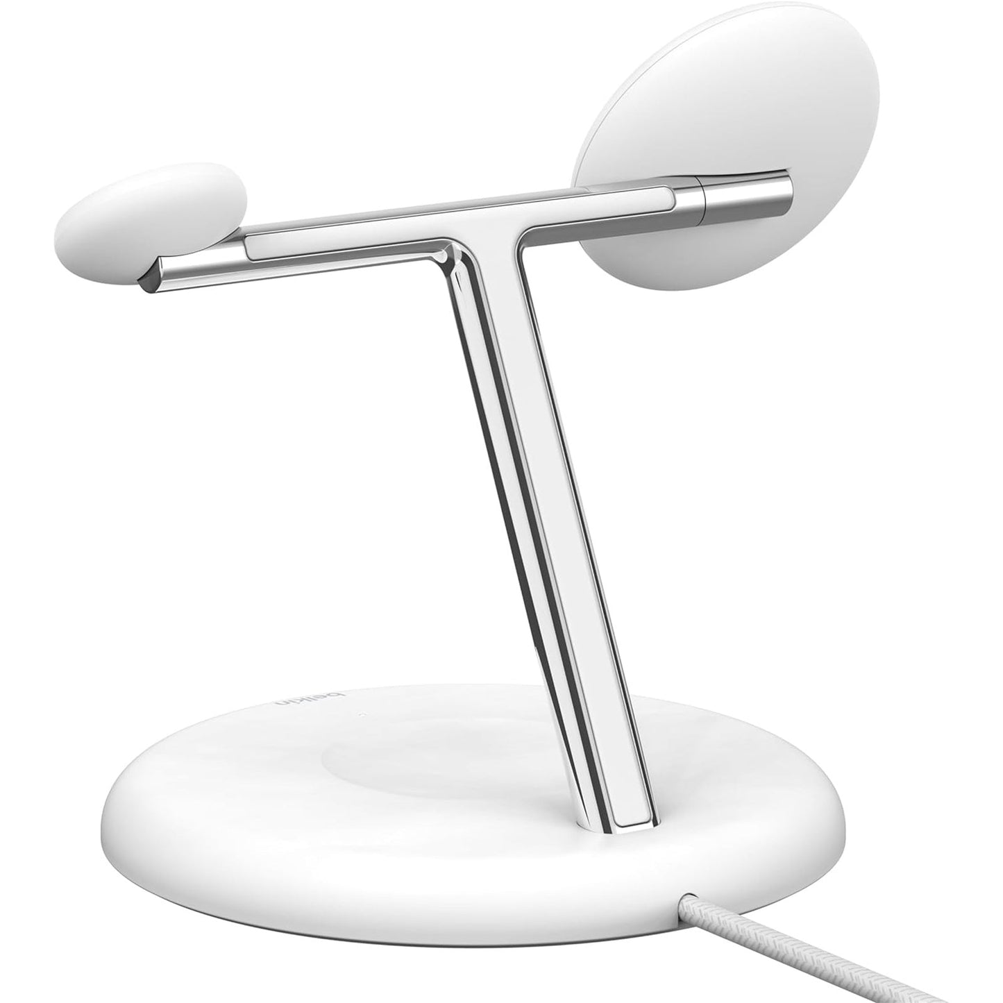 Belkin BoostCharge PRO 3-in-1 Qi2 15W Wireless Charger Stand MagSafe 2024 Model - White