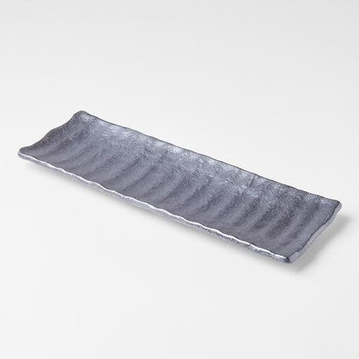 Sashimi Plate 33cm Crumpled Design