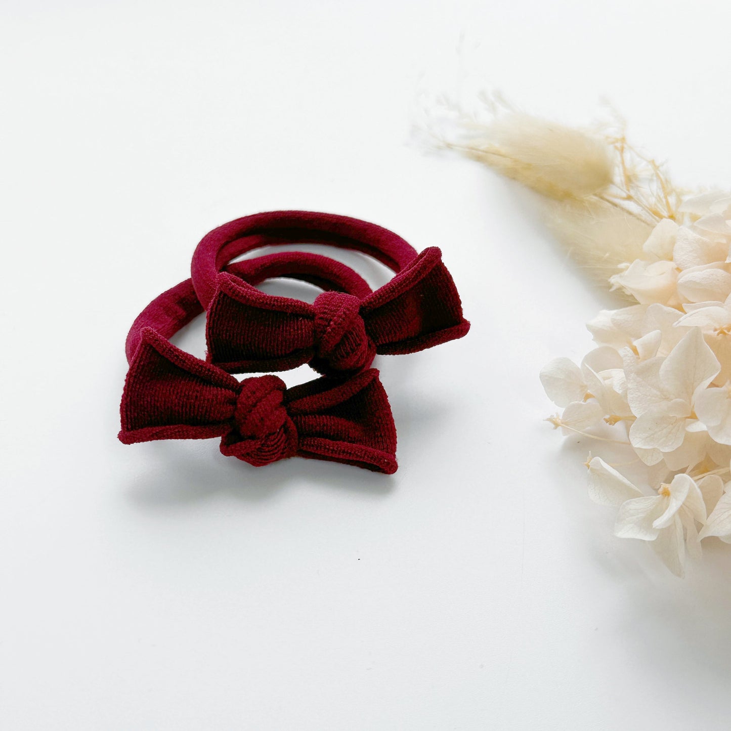 Handmade Simple Bows - School colours - Bottle Green - 1 pairs