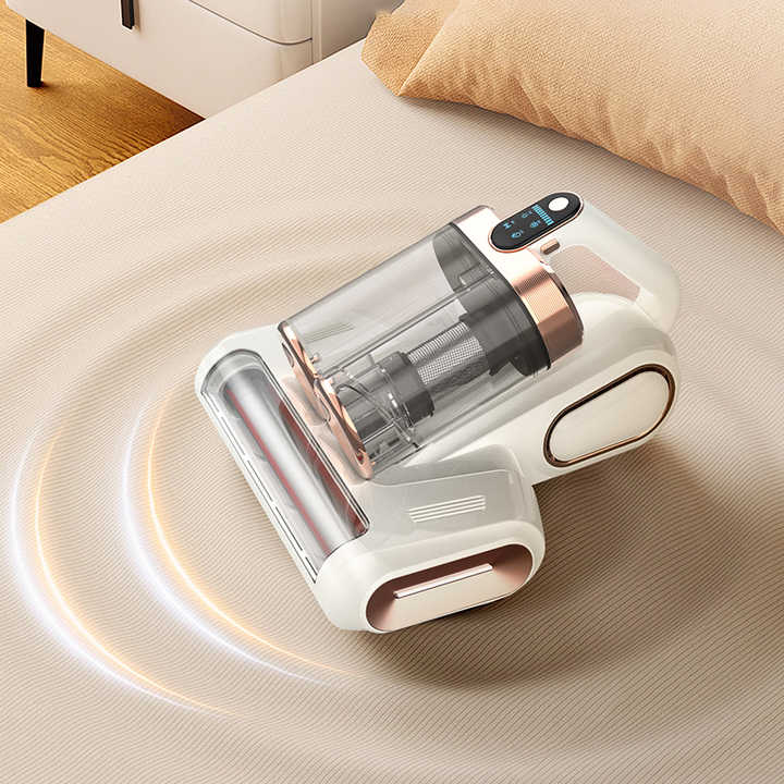 LF-LP018 Ourple Cordless Mite Vacuum Cleaner with LED Display - Powerful 120W Cleaning