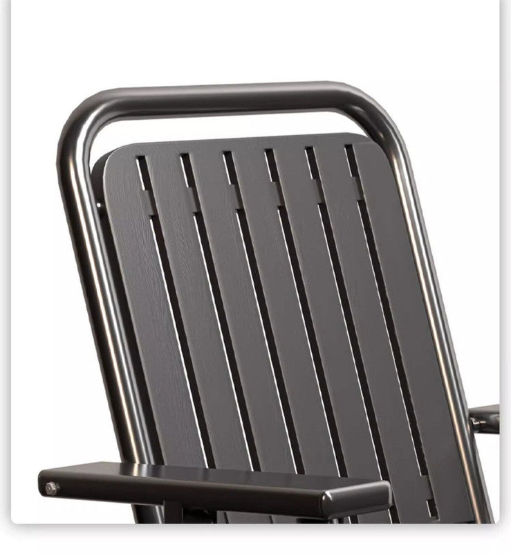 Coffee Portable Folding Chair - Outdoor Beach and Camping Recliner