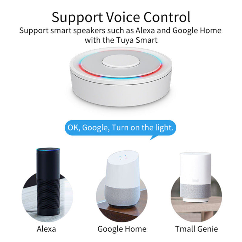 Apple HomeKit Compatible Dual-Mode Wired Tuya Zigbee Gateway