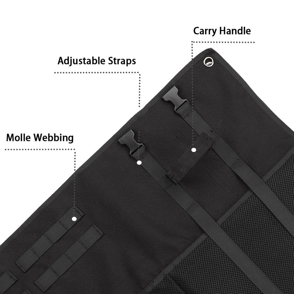 Black Portable Outdoor Tactical Shooting Mat - Field Training, Camping, Picnic & Moisture-Proof Nap Pad (200x73 cm / 78x28.5 inches)