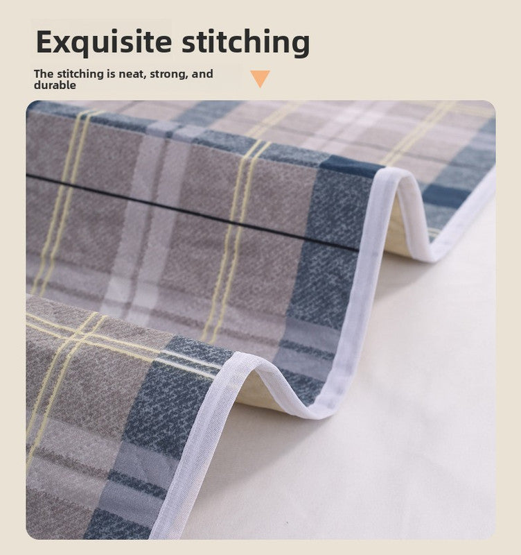 Washable Incontinence Bed Pad 150x200cm Reusable Waterproof Mattress Protector with Non-Slip Backing 4-Layer Absorbent Underpad for Elderly and Adults Medium blue