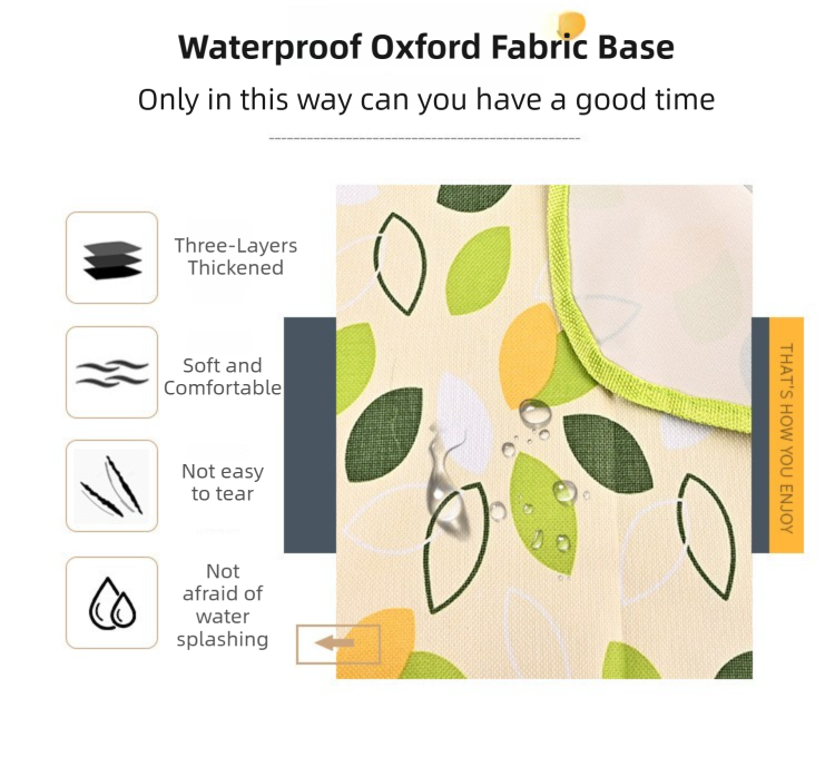 Red Bar Foldable Waterproof & Moisture-Proof Picnic Blanket 150x100CM - 600D Three-Layer Composite Oxford Extra Large Mat for Beach & Camping