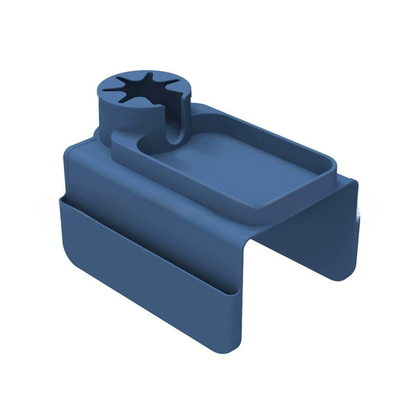 Dark Blue Waterproof Silicone Couch Armrest Cup Holder Tray - Non-Slip & Anti-Spill, Multi-Slot Organizer for Drinks Bottle, Remote, Ipad & snacks