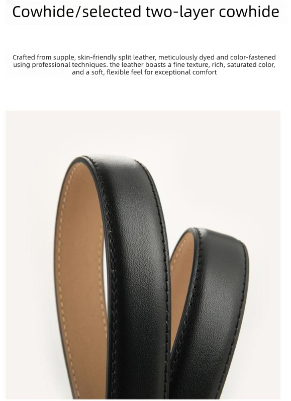 Womens Genuine Leather Belt Caramel C-Shape Gold Buckle Waist Strap for Jeans & Dresses Classic Fashion Accessory