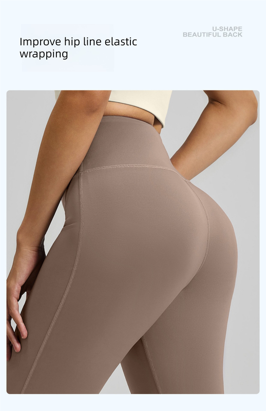 S Coffee High-Waisted Flared Yoga Pants – Sculpting & Slimming Fitness Leggings