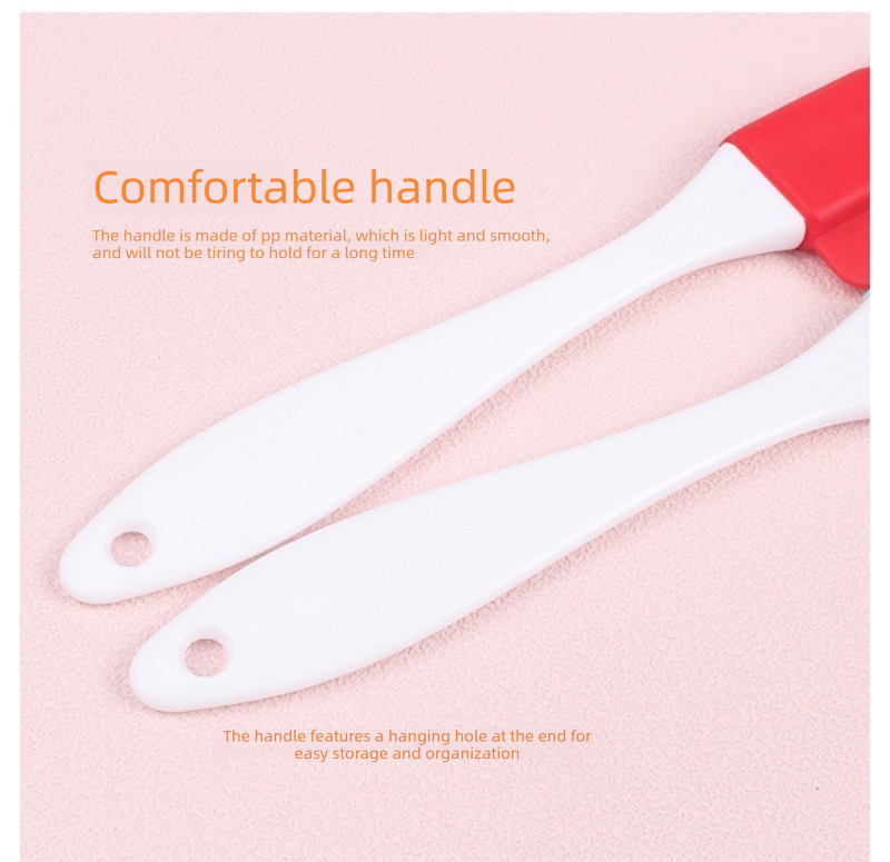 7 Pcs Pink Detachable Silicone Spatula - Food Grade Heat Resistant Baking Scraper for Cream, Jam & Batter - Easy Clean Kitchen Tool for Home Bakers & Cooking Enthusiasts