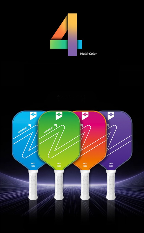 Orange and Pink Gradient Pickleball Paddle Set -  Fiberglass Paddles with PP Honeycomb Core, 2 Paddles 4 Balls & Carry Bag