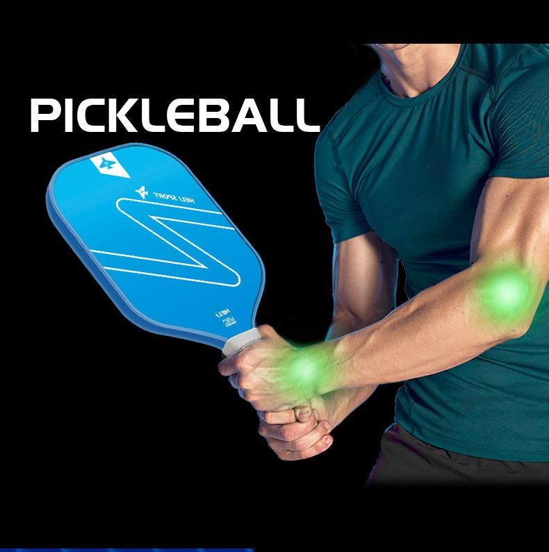 Orange and Pink Gradient Pickleball Paddle Set -  Fiberglass Paddles with PP Honeycomb Core, 2 Paddles 4 Balls & Carry Bag