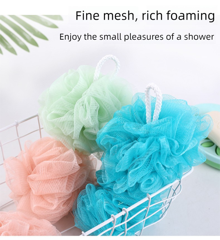 Pink 3-Piece Exfoliating Bath Set with Long-Handle Back Scrubber, Exfoliating Glove & Loofah Sponge for Deep Cleansing