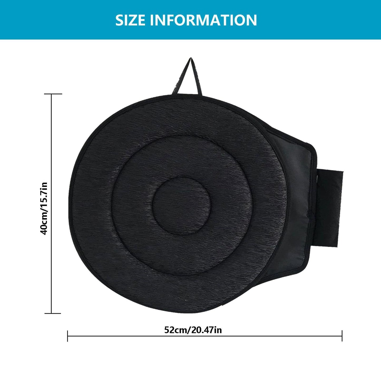 Grey 360° Swivel Car Seat Cushion – Portable Rotating Transfer Aid for Elderly, Pregnant Women & Mobility Support
