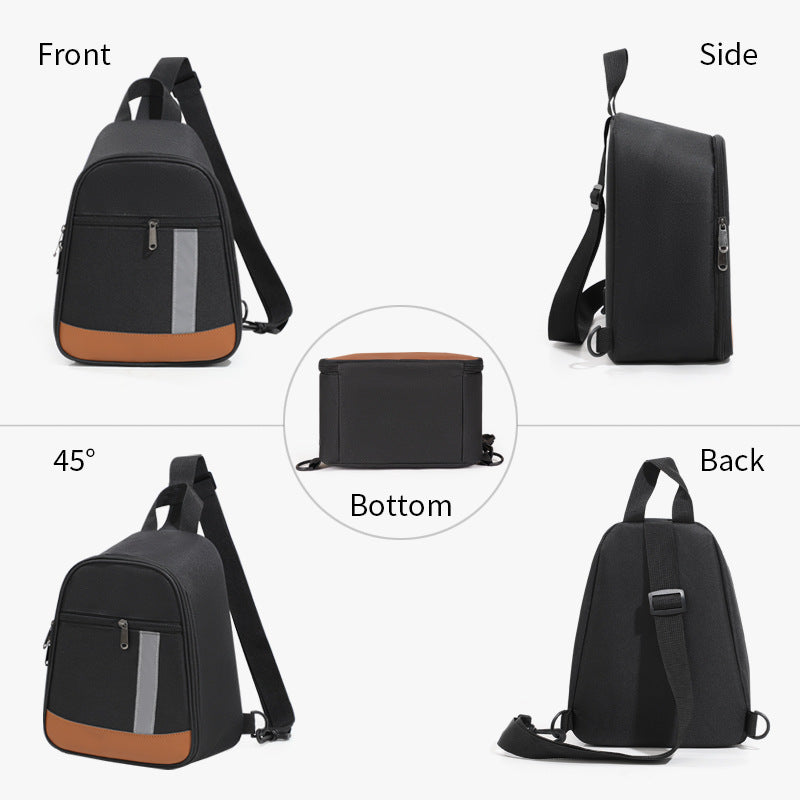 Grey Portable Insulated Lunch Bag with Thick Aluminum Foil Lining – Oxford Fabric Thermal Food Carrier for Work, School, Travel & Outdoor Use