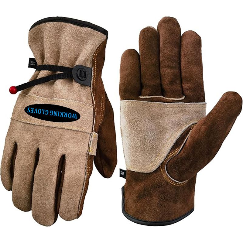 Size XL Durable Cowhide Work Gloves for Welding Gardening and Outdoor Camping Thorn Proof Heat Resistant Hand Protection for Local Professionals