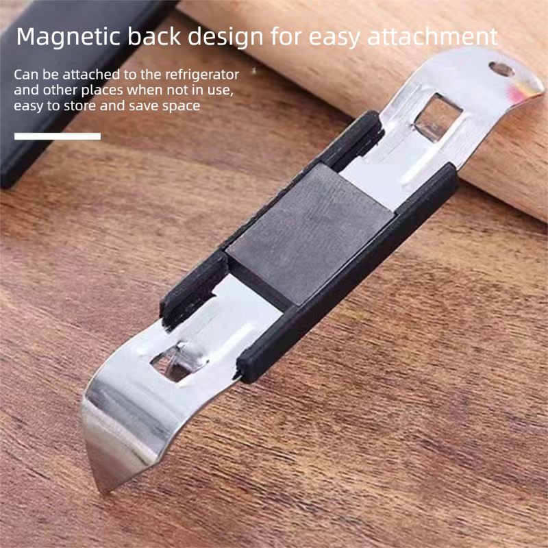 5-Pack Light blue Magnetic Can Opener - Heavy Duty Puncture Tool for Condensed Milk and Coconut Cream Cans - Commercial Grade Kitchen Accessory for Milk Tea Shops and Daily Home Pantry Use