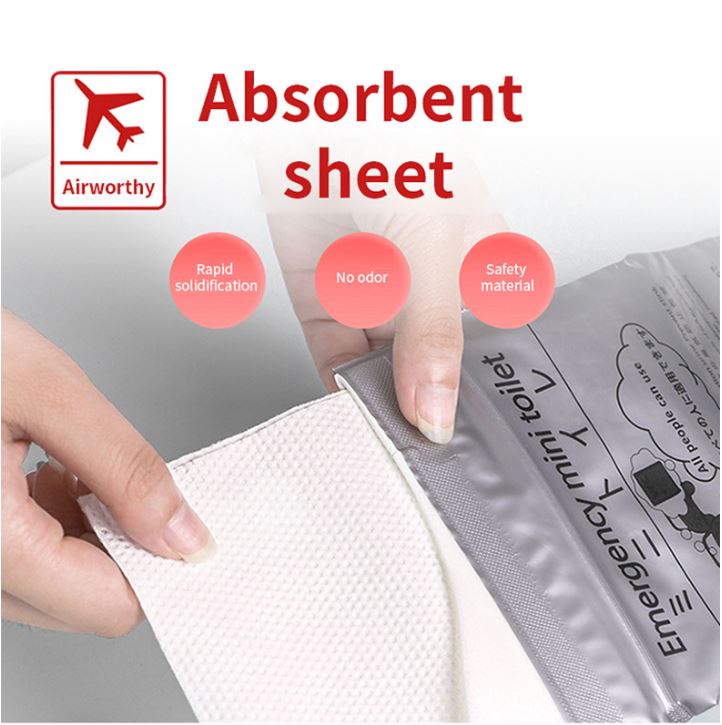 32PCS Leak-Proof & Odorless Motion Sickness Bags and Emergency Urine Bags - Unisex Portable Travel Potty for Car Road Trips & Camping