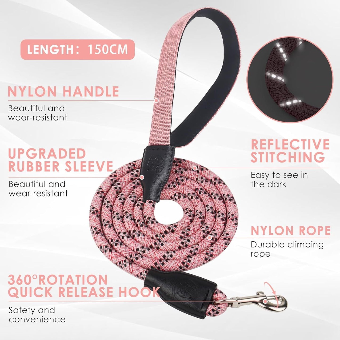 L Size Orange Waterproof Reflective Saddle-Style Dog Harness & 1.5M Leash Set - Breathable Anti-Choke Escape-Proof Step-In Walking Gear