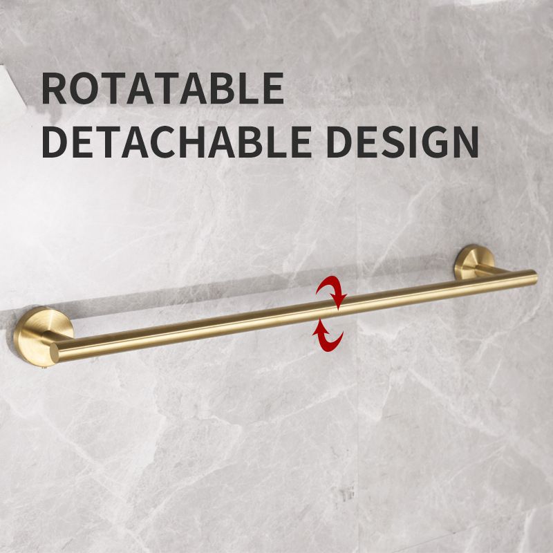 5PCS Matt Black Stainless Steel Bathroom Organizer Set - Wall-Mounted Rotatable Towel Bar, Toilet Paper Holder, Towel Ring & Versatile T-shaped Hooks