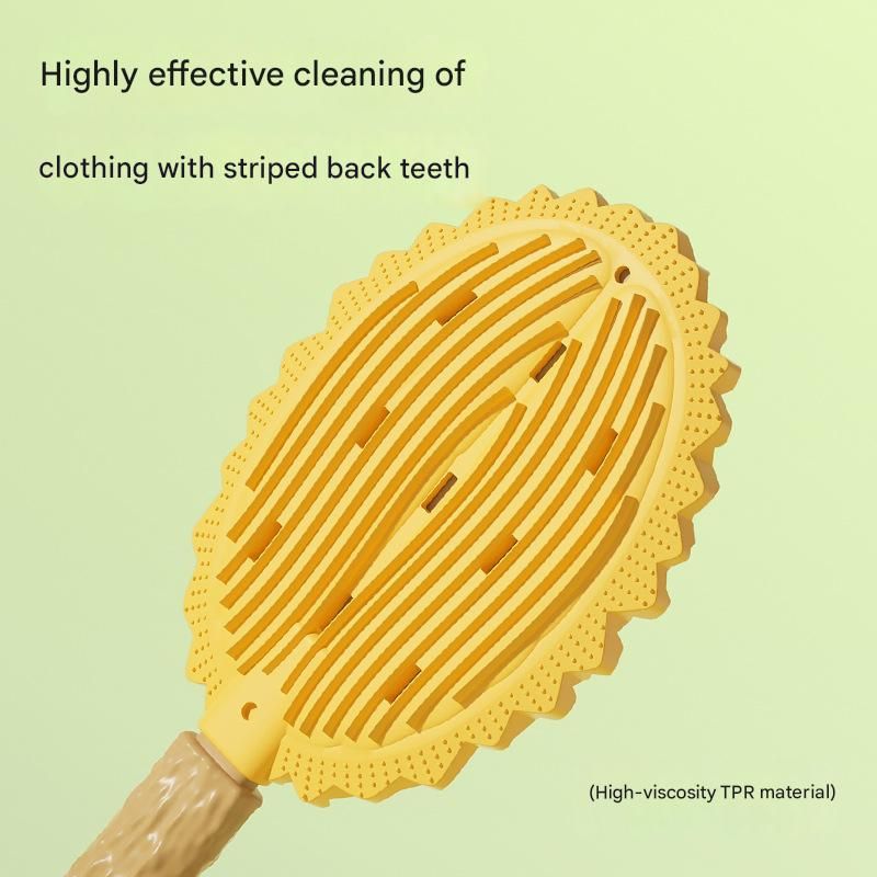 2-piece green Pet Durian Massage Grooming Brush - TPR Double-Sided Deshedding Comb for Cats Dogs - Gentle Pet SPA Grooming Tool