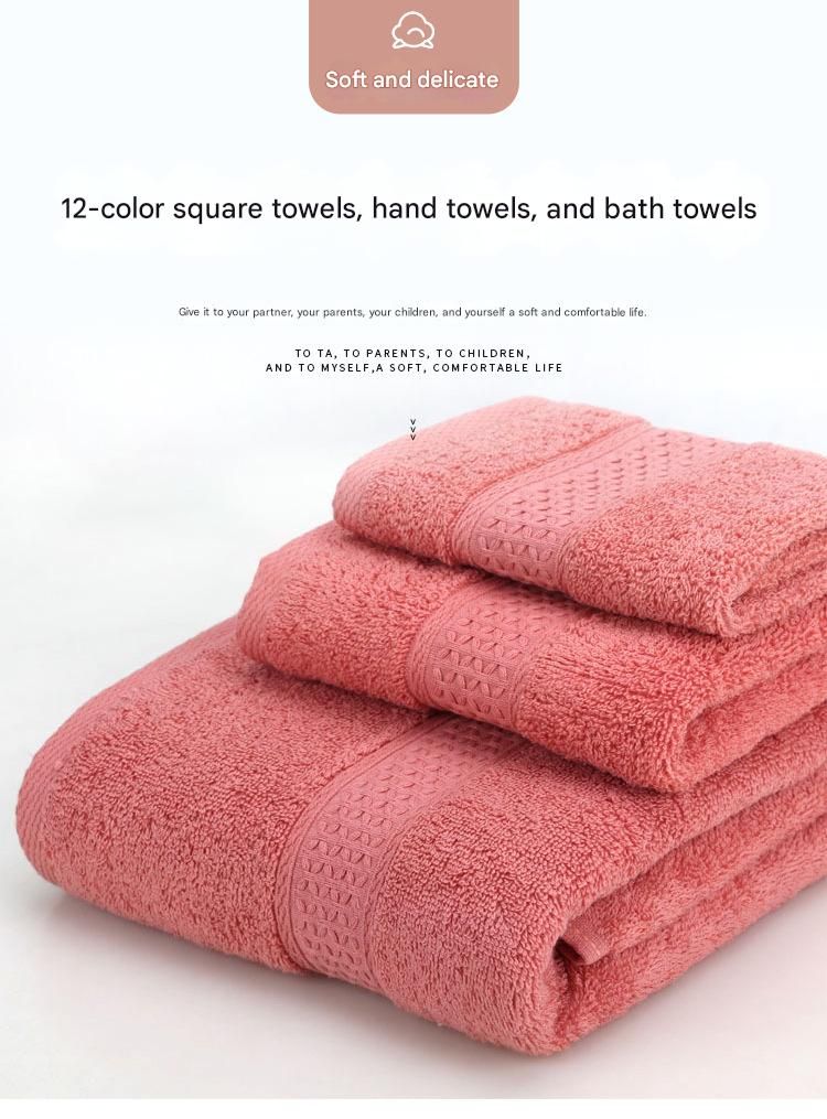 3-Piece White Towel Set - Soft Absorbent Bath, Hand & Face Towels with Jacquard Weave, Gift Set for Home, Hotel, or Gifting - Durable, Low-Lint, Machine Washable
