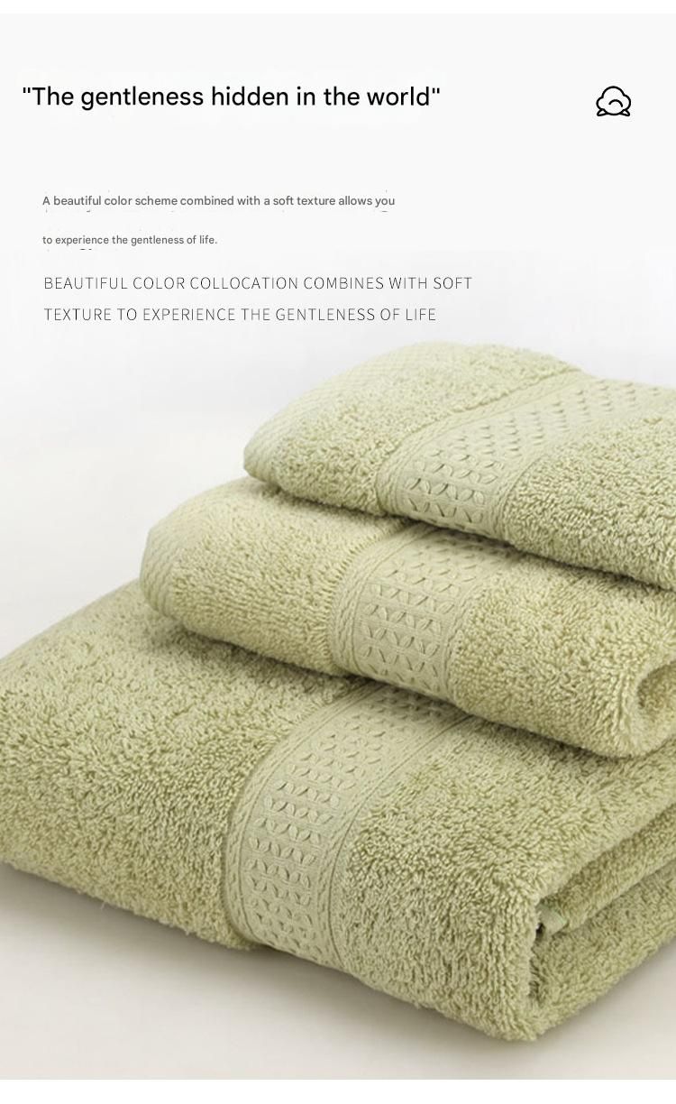 3-Piece Blue-gray Towel Set - Soft Absorbent Bath, Hand & Face Towels with Jacquard Weave, Gift Set for Home, Hotel, or Gifting - Durable, Low-Lint, Machine Washable