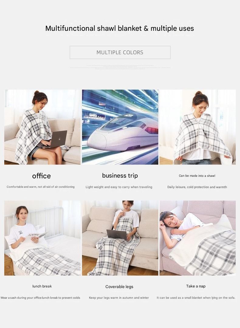 Blue and Pink 100*140cm Japanese-Style shawl blanket Ultra-Soft Blanket - Thick Polyester Throw for Sofa, Bed, Office,  Cozy Nap Blanket for Winter & All Seasons