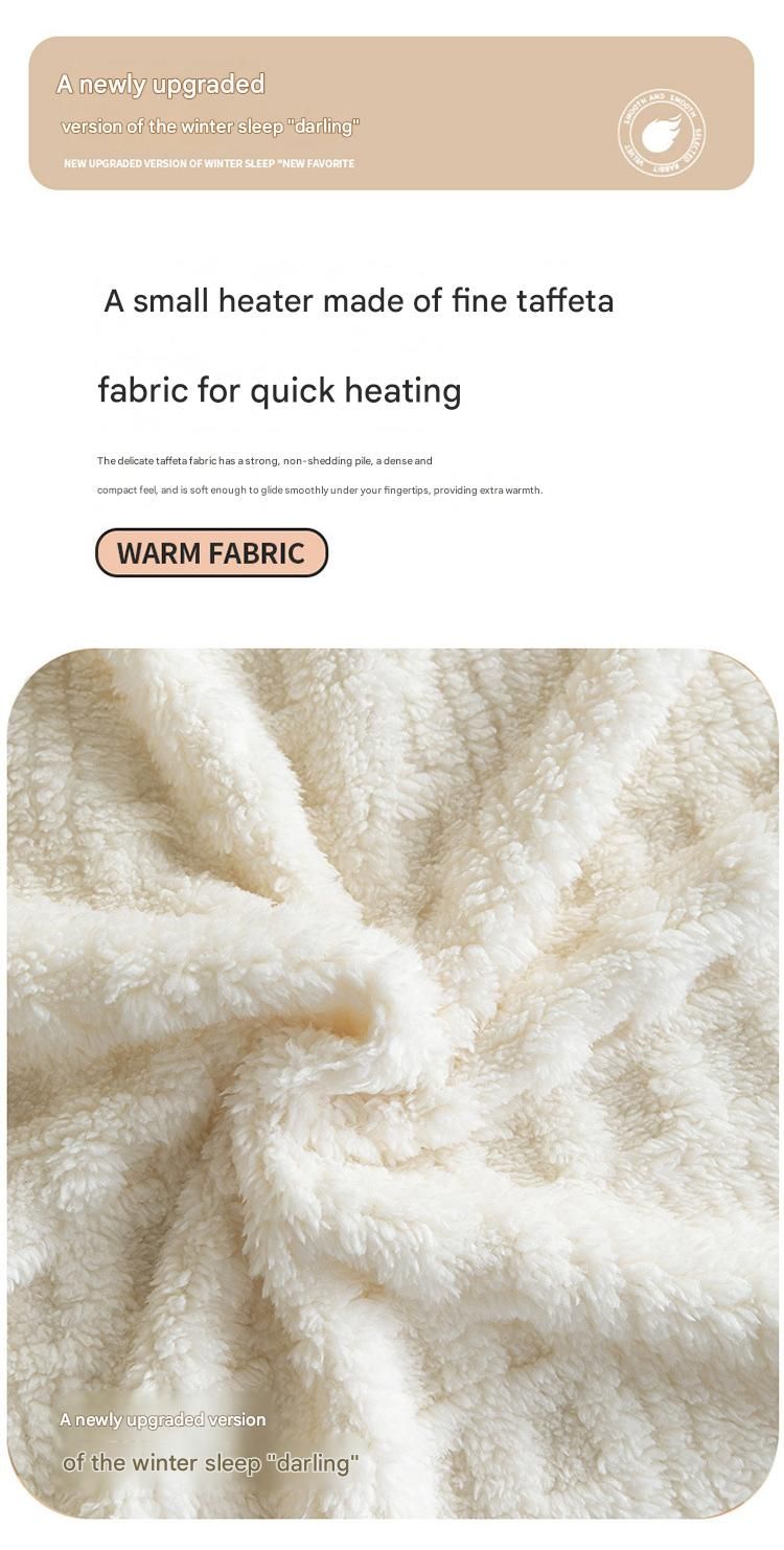 Pink 180*200cm Thickened Double-Sided Plush Waffle Weave Throw Blanket - Anti-Static Taffeta Velvet & Flannel Fleece - Warm, Soft, Non-Shedding Blanket for Winter, Sofa, Bed & Office