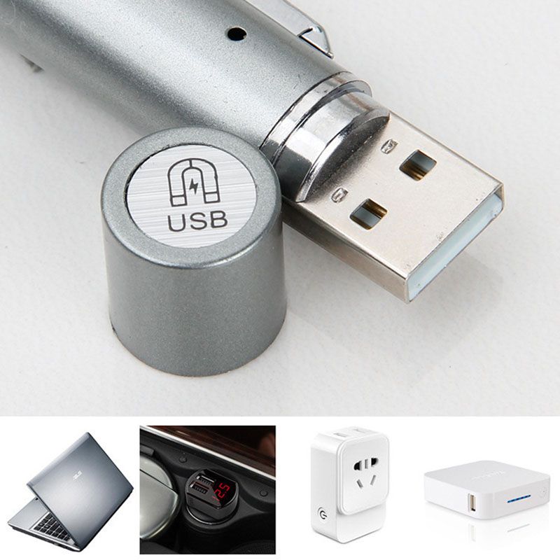 Black Metal Laser Cat Toy Pen Set - 2 Piece USB Rechargeable 3-in-1 Laser Pointer with UV Light and LED Torch in Gift Tin Box