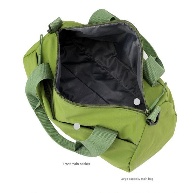 Olive green Lightweight Large Capacity Sports Duffel Bag - Portable Crossbody Travel Gym Handbag for Yoga Outdoor Activities
