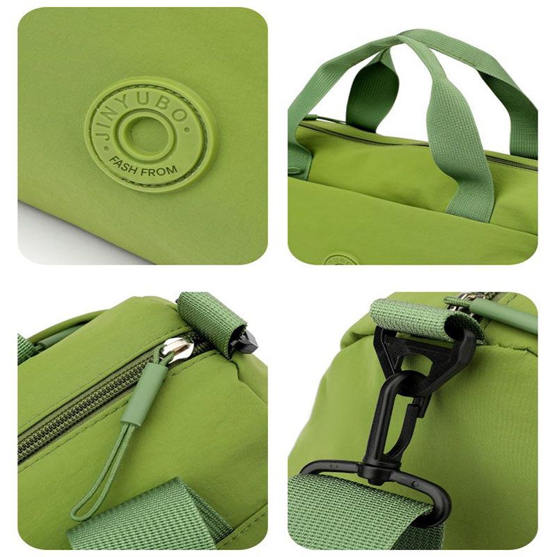 Olive green Lightweight Large Capacity Sports Duffel Bag - Portable Crossbody Travel Gym Handbag for Yoga Outdoor Activities