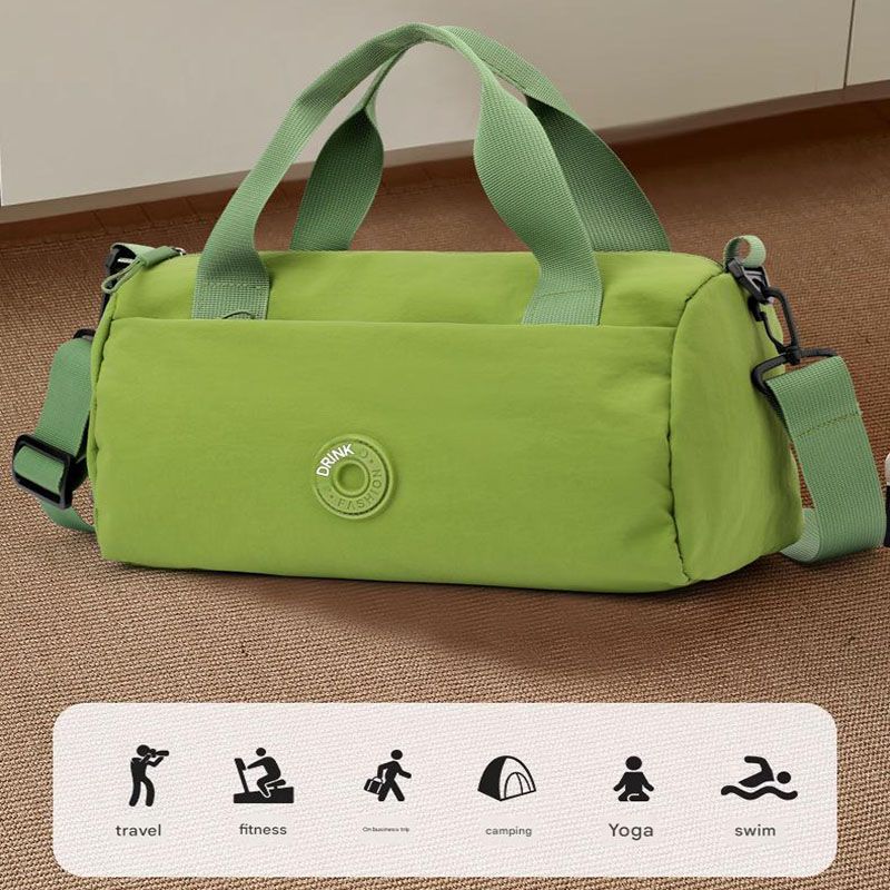 Purple Lightweight Large Capacity Sports Duffel Bag - Portable Crossbody Travel Gym Handbag for Yoga Outdoor Activities