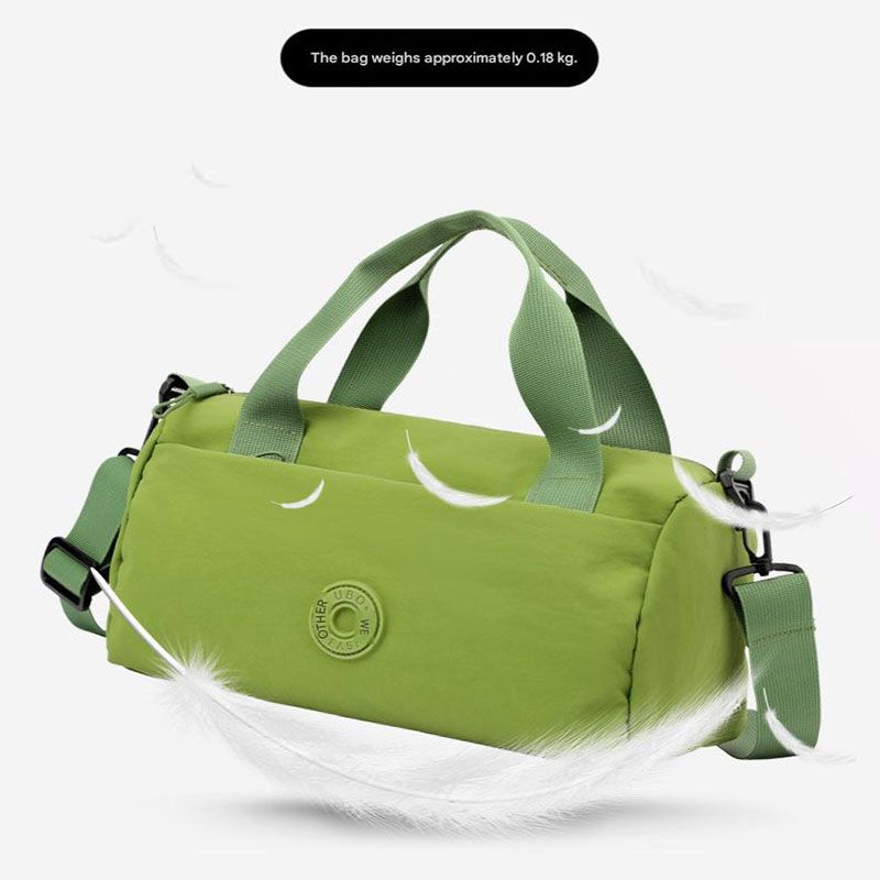 Pink Lightweight Large Capacity Sports Duffel Bag - Portable Crossbody Travel Gym Handbag for Yoga Outdoor Activities