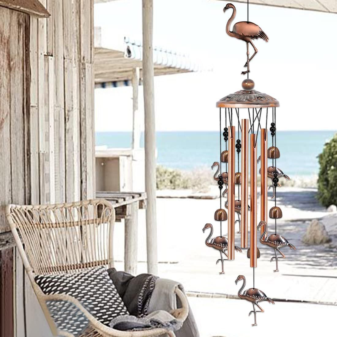 Angel Retro Metal Wind Chime - Large Hanging Bell Ornament for Balcony Garden Courtyard Decoration