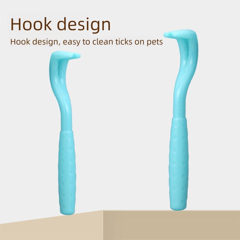 2-Pack Yellow Pet Tick Remover Tool Set - Small Medium Large Flea and Tick Hook Removers