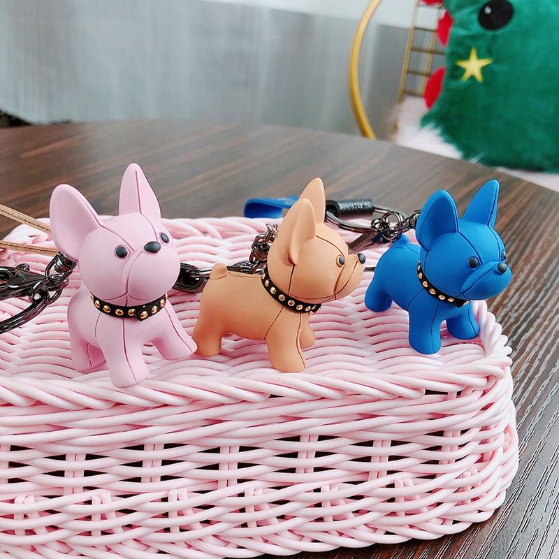 Green Cute Resin French Bulldog Keychain Pendant for Backpacks and Keys – Trendy Frenchie Dog Bag Hanging Ornament, Stylish Accessory Solution for Local Trendsetters