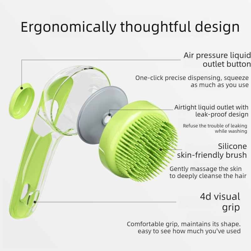 2-Piece Pet Cleaning Set - Blue Silicone Bath Brush with Liquid Dispenser and Pink 40*80cm  Microfiber Drying Towel, Cleaning Leak-Proof Massage Scrubber for Dogs and Cats