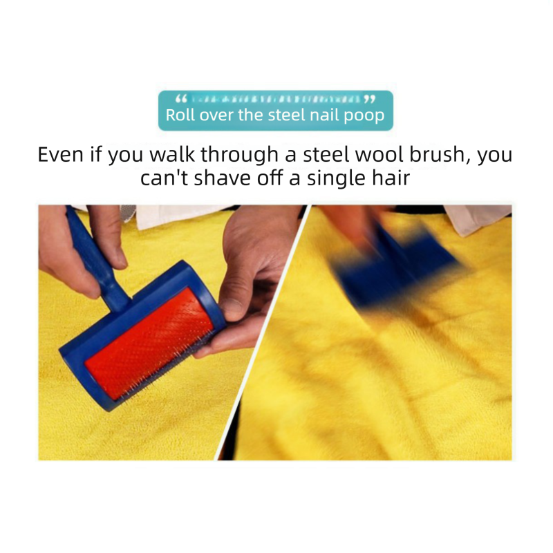 Yellow and Grey 30*30cm Pet  Bath Towel- Thickened Coral Fleece Super Absorbent Quick Dry Bath Towel for Dogs and Cats, Non Shedding Grooming Wrap