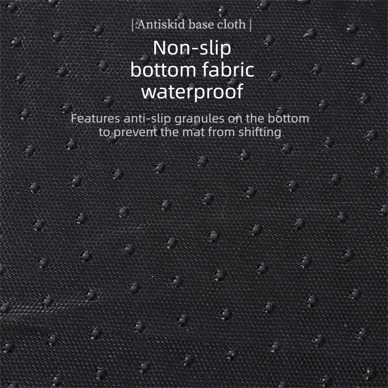 Grey L size Luxury Plush Pet Sleeping Mat, Thickened Warm Pet Bed Cushion for Dogs and Cats, Soft Fabric Pet Sofa Pad with Non-Slip Waterproof Base