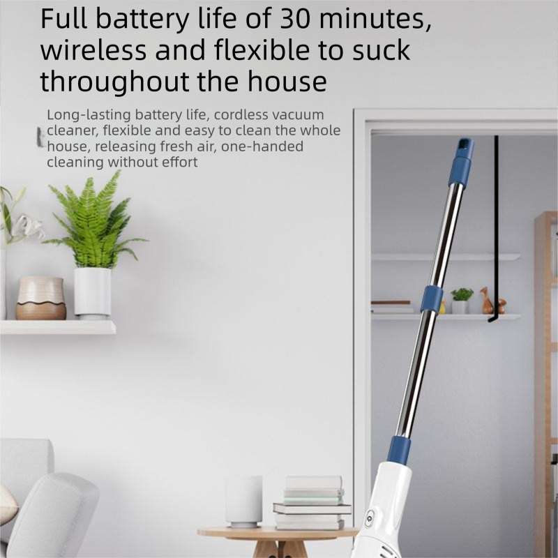 2-piece Home Cleaning  Bundle - Golden UV Mattress Mite Vacuum Cleaner & White Cordless Handheld Stick Vacuum Set, Wireless Rechargeable Home Car Pet Hair Cleaning Kit
