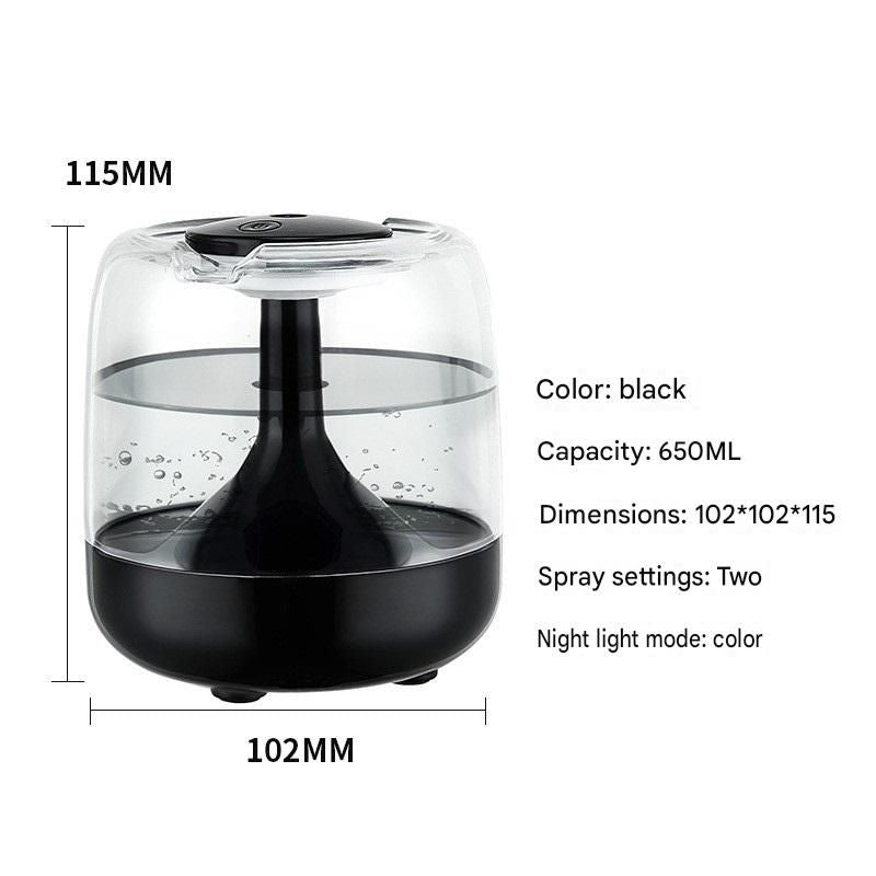 2 pcs Relaxing Winter Set - Beige Nursing Cape and Black Mini Humidifier Soothing – Soft Postpartum Shawl & 650ml USB Air Humidifier for Home Comfort，Relax Self Care Present for Women