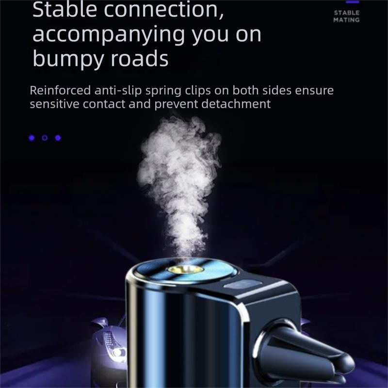 2 pcs Car interior essentials set-Blue Car Air Vent Aroma Diffuser &Black  Hanging Storage Bin- hanging storage container that is convenient to use and Compact