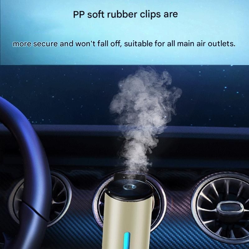 2 pcs Car interior essentials set-Green Car Air Vent Aroma Diffuser &Black Hanging Storage Bin- hanging storage container that is convenient to use and Compact