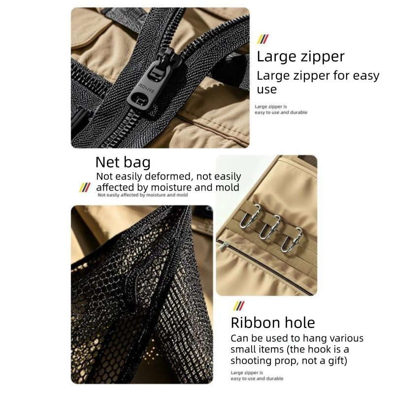 2 pcs Brown Car Seat Back Organizer - 210D Oxford Cloth, Water-Resistant & Multi-Pocket Design - Space-Saving Storage for Cars, Camping & Home Use