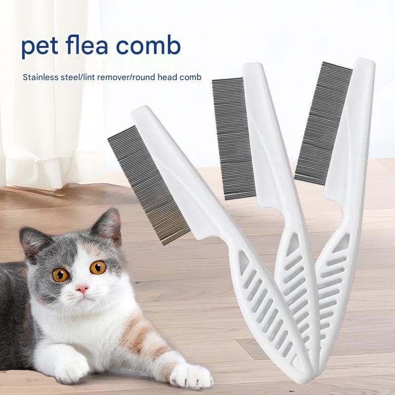 Ginger Cat Complete Cat Care Set - One-Touch Deshedding Brush, Stainless Steel Nail Clipper & Fur Collection Locket