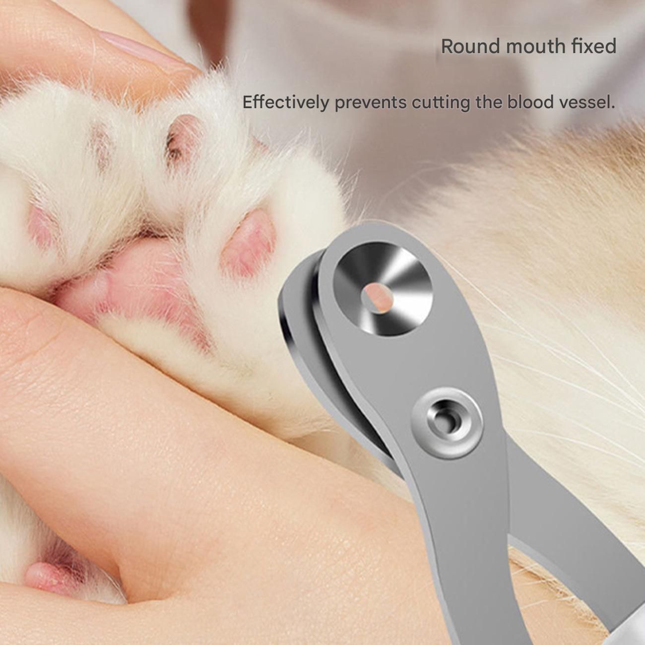 Siamese Cat Complete Cat Care Set - One-Touch Deshedding Brush, Stainless Steel Nail Clipper & Fur Collection Locket